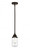 Dover - 1 Light - 5 inch - Oil Rubbed Bronze - Stem hung - Mini Pendant (3442|288-1S-OB-G312-LED)
