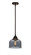 Bell - 1 Light - 8 inch - Oil Rubbed Bronze - Stem hung - Mini Pendant (3442|288-1S-OB-G73-LED)