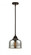 Bell - 1 Light - 8 inch - Oil Rubbed Bronze - Stem hung - Mini Pendant (3442|288-1S-OB-G78-LED)
