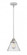 Cone - 1 Light - 8 inch - Polished Chrome - Stem hung - Mini Pendant (3442|288-1S-PC-G44-LED)