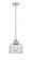 Bell - 1 Light - 8 inch - Polished Nickel - Stem hung - Mini Pendant (3442|288-1S-PN-G72-LED)