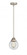Beacon - 1 Light - 6 inch - Brushed Satin Nickel - Stem hung - Mini Pendant (3442|288-1S-SN-G202-6-LED)