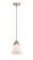 Cone - 1 Light - 6 inch - Brushed Satin Nickel - Stem hung - Mini Pendant (3442|288-1S-SN-G61)