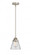 Cone - 1 Light - 6 inch - Brushed Satin Nickel - Stem hung - Mini Pendant (3442|288-1S-SN-G62)