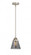 Cone - 1 Light - 6 inch - Brushed Satin Nickel - Stem hung - Mini Pendant (3442|288-1S-SN-G63)