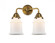 Canton - 2 Light - 14 inch - Brushed Brass - Bath Vanity Light (3442|288-2W-BB-G181-LED)