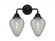 Geneseo - 2 Light - 15 inch - Matte Black - Bath Vanity Light (3442|288-2W-BK-G165-LED)