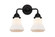 Bellmont - 2 Light - 14 inch - Matte Black - Bath Vanity Light (3442|288-2W-BK-G191)