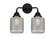 Stanton - 2 Light - 14 inch - Matte Black - Bath Vanity Light (3442|288-2W-BK-G262)