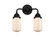 Dover - 2 Light - 13 inch - Matte Black - Bath Vanity Light (3442|288-2W-BK-G311-LED)