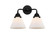 Cone - 2 Light - 16 inch - Matte Black - Bath Vanity Light (3442|288-2W-BK-G41-LED)