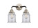 Canton - 2 Light - 14 inch - Black Polished Nickel - Bath Vanity Light (3442|288-2W-BPN-G182-LED)