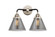 Cone - 2 Light - 16 inch - Black Polished Nickel - Bath Vanity Light (3442|288-2W-BPN-G43)