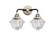 Oxford - 2 Light - 16 inch - Black Polished Nickel - Bath Vanity Light (3442|288-2W-BPN-G532-LED)