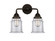 Canton - 2 Light - 14 inch - Oil Rubbed Bronze - Bath Vanity Light (3442|288-2W-OB-G182)