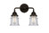 Canton - 2 Light - 13 inch - Oil Rubbed Bronze - Bath Vanity Light (3442|288-2W-OB-G184S)