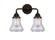 Bellmont - 2 Light - 14 inch - Oil Rubbed Bronze - Bath Vanity Light (3442|288-2W-OB-G192-LED)