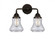 Bellmont - 2 Light - 14 inch - Oil Rubbed Bronze - Bath Vanity Light (3442|288-2W-OB-G194-LED)