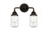 Dover - 2 Light - 13 inch - Oil Rubbed Bronze - Bath Vanity Light (3442|288-2W-OB-G314-LED)