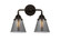 Cone - 2 Light - 14 inch - Oil Rubbed Bronze - Bath Vanity Light (3442|288-2W-OB-G63)