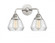 Fulton - 2 Light - 15 inch - Polished Chrome - Bath Vanity Light (3442|288-2W-PC-G172)