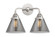 Cone - 2 Light - 16 inch - Polished Chrome - Bath Vanity Light (3442|288-2W-PC-G43-LED)