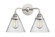 Cone - 2 Light - 16 inch - Polished Chrome - Bath Vanity Light (3442|288-2W-PC-G44-LED)