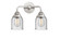 Bell - 2 Light - 13 inch - Polished Chrome - Bath Vanity Light (3442|288-2W-PC-G54-LED)