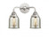 Bell - 2 Light - 13 inch - Polished Chrome - Bath Vanity Light (3442|288-2W-PC-G58)