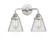 Cone - 2 Light - 14 inch - Polished Chrome - Bath Vanity Light (3442|288-2W-PC-G62)