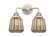 Chatham - 2 Light - 14 inch - Polished Nickel - Bath Vanity Light (3442|288-2W-PN-G146-LED)