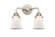 Canton - 2 Light - 13 inch - Polished Nickel - Bath Vanity Light (3442|288-2W-PN-G181S-LED)
