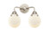 Beacon - 2 Light - 14 inch - Polished Nickel - Bath Vanity Light (3442|288-2W-PN-G201-6)