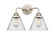 Cone - 2 Light - 16 inch - Polished Nickel - Bath Vanity Light (3442|288-2W-PN-G44)