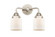 Bell - 2 Light - 13 inch - Polished Nickel - Bath Vanity Light (3442|288-2W-PN-G51)