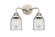 Bell - 2 Light - 13 inch - Polished Nickel - Bath Vanity Light (3442|288-2W-PN-G52-LED)