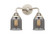 Bell - 2 Light - 13 inch - Polished Nickel - Bath Vanity Light (3442|288-2W-PN-G53)