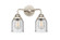 Bell - 2 Light - 13 inch - Polished Nickel - Bath Vanity Light (3442|288-2W-PN-G54-LED)