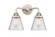Cone - 2 Light - 14 inch - Polished Nickel - Bath Vanity Light (3442|288-2W-PN-G64)