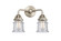 Canton - 2 Light - 13 inch - Brushed Satin Nickel - Bath Vanity Light (3442|288-2W-SN-G184S)