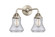 Bellmont - 2 Light - 14 inch - Brushed Satin Nickel - Bath Vanity Light (3442|288-2W-SN-G194-LED)