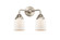 Bell - 2 Light - 13 inch - Brushed Satin Nickel - Bath Vanity Light (3442|288-2W-SN-G51)