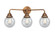 Beacon - 3 Light - 24 inch - Antique Copper - Bath Vanity Light (3442|288-3W-AC-G204-6)