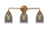 Bell - 3 Light - 23 inch - Antique Copper - Bath Vanity Light (3442|288-3W-AC-G53)