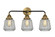 Chatham - 3 Light - 24 inch - Black Antique Brass - Bath Vanity Light (3442|288-3W-BAB-G142-LED)