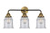 Canton - 3 Light - 24 inch - Black Antique Brass - Bath Vanity Light (3442|288-3W-BAB-G184-LED)