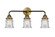 Canton - 3 Light - 23 inch - Black Antique Brass - Bath Vanity Light (3442|288-3W-BAB-G184S-LED)