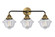 Oxford - 3 Light - 26 inch - Black Antique Brass - Bath Vanity Light (3442|288-3W-BAB-G532)