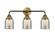Bell - 3 Light - 23 inch - Black Antique Brass - Bath Vanity Light (3442|288-3W-BAB-G58)