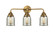 Bell - 3 Light - 23 inch - Brushed Brass - Bath Vanity Light (3442|288-3W-BB-G58)